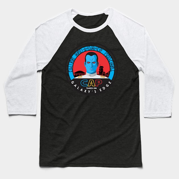 Thrawn on Batuu Baseball T-Shirt by Chiss Podcast